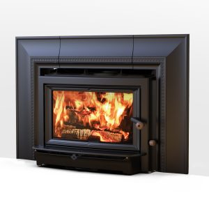 Clydesdale wood stove insert silhouette