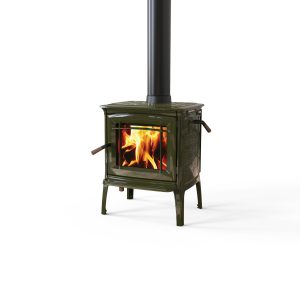 CraftsBury small black wood stove silhouette