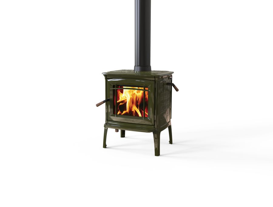 CraftsBury small black wood stove silhouette