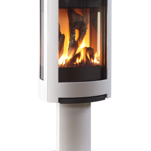 White contemporary gas stove