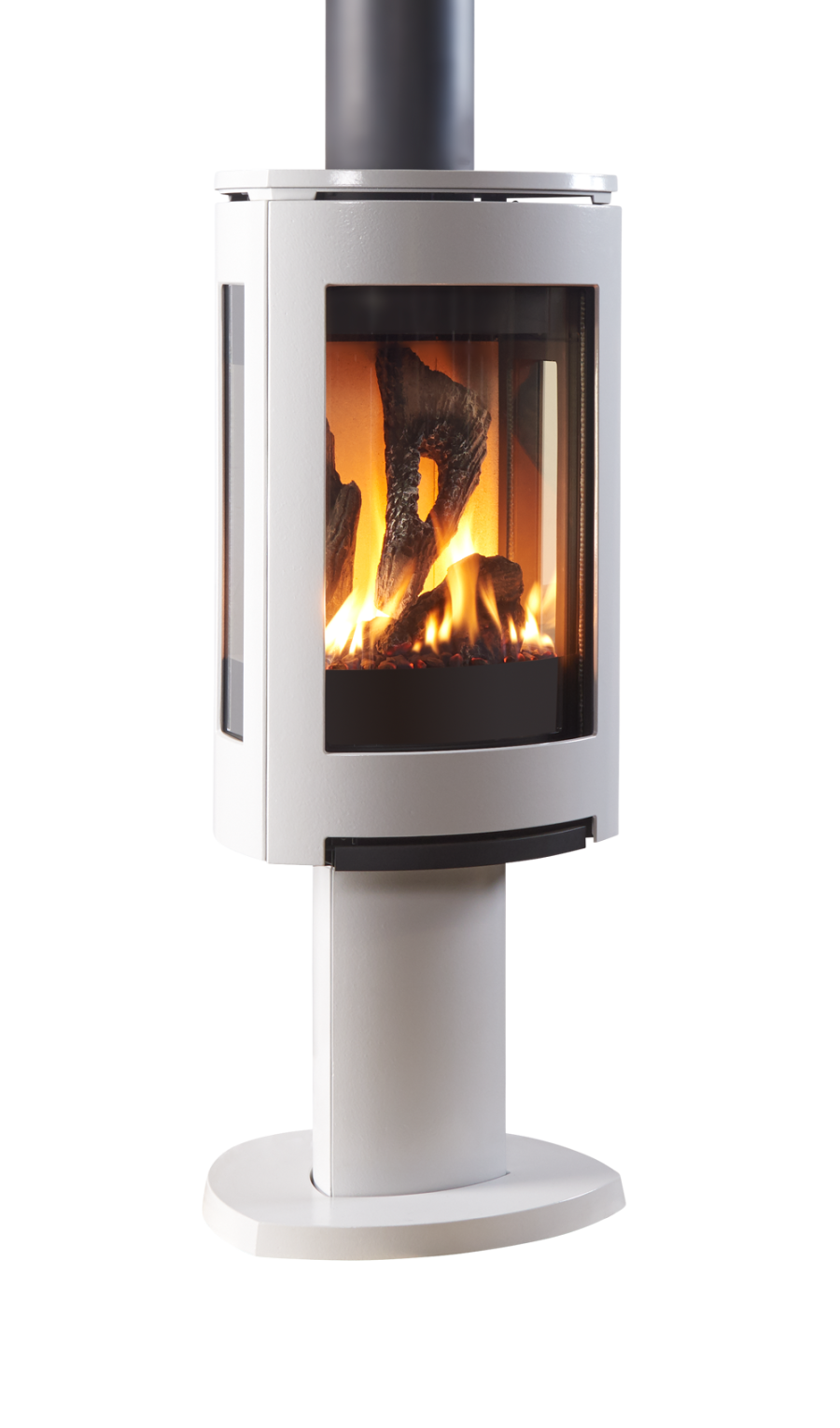 White contemporary gas stove