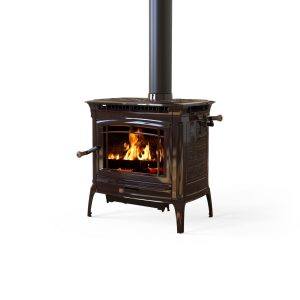 Manchester wood stove silhouette