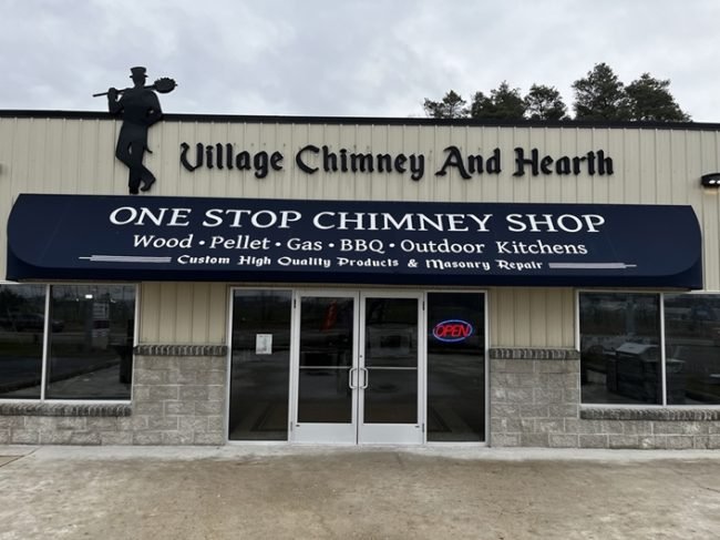 Village Chimney and Hearth Front