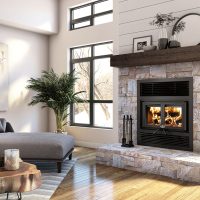 Everest ll Wood Fireplace