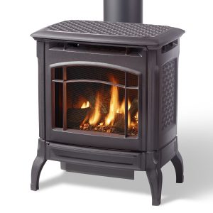 Black gas stove silhuoet